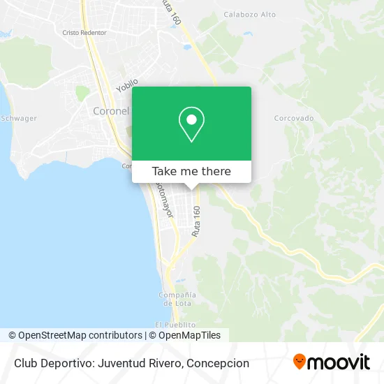 Mapa de Club Deportivo: Juventud Rivero