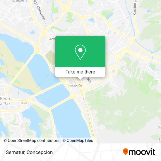 Mapa de Sernatur
