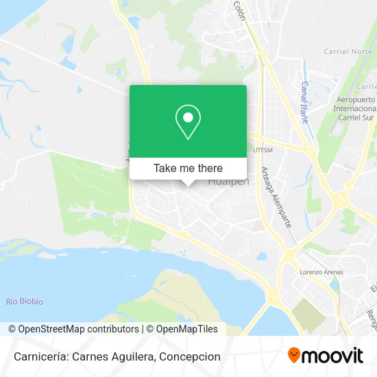 Mapa de Carnicería: Carnes Aguilera