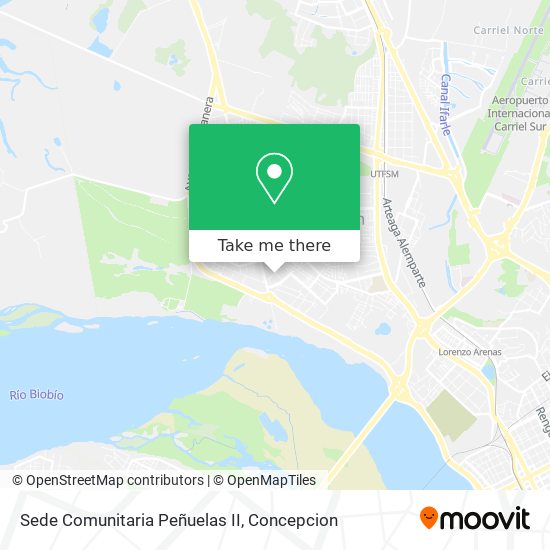 Mapa de Sede Comunitaria Peñuelas II
