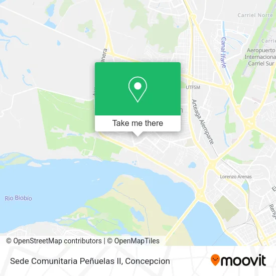 Mapa de Sede Comunitaria Peñuelas II