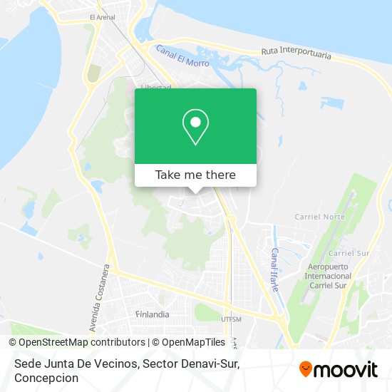 Sede Junta De Vecinos, Sector Denavi-Sur map