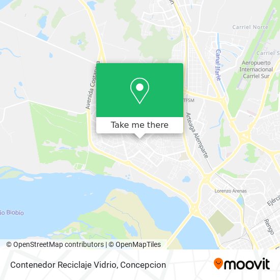 Contenedor Reciclaje Vidrio map
