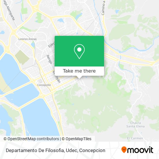 Departamento De Filosofia, Udec map