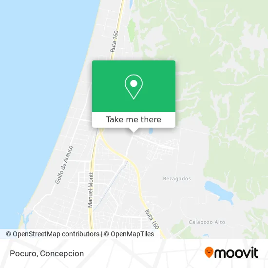 Mapa de Pocuro