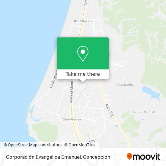 Corporación Evangélica Emanuel map