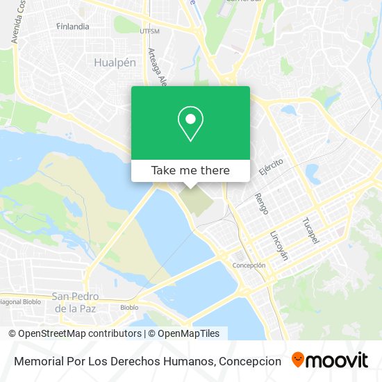 Memorial Por Los Derechos Humanos map