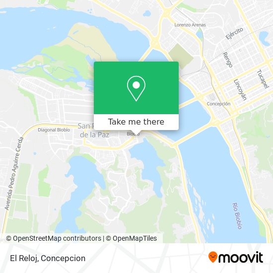Mapa de El Reloj
