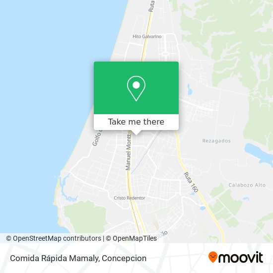 Comida Rápida Mamaly map