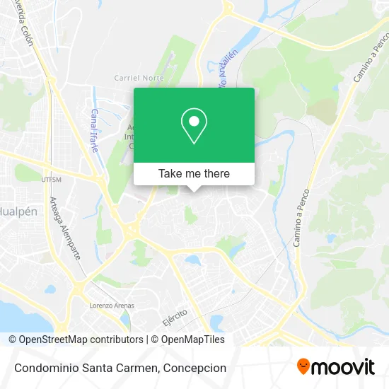 Mapa de Condominio Santa Carmen