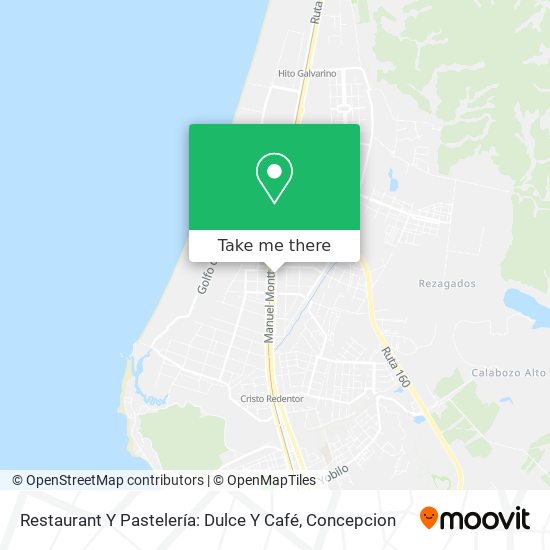 Restaurant Y Pastelería: Dulce Y Café map