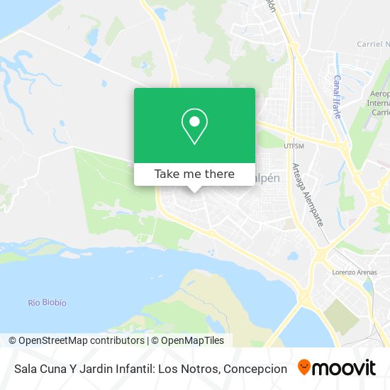 Sala Cuna Y Jardin Infantil: Los Notros map