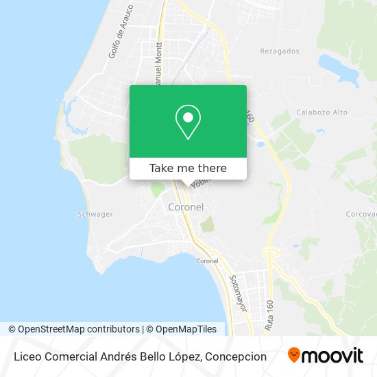 Liceo Comercial Andrés Bello López map