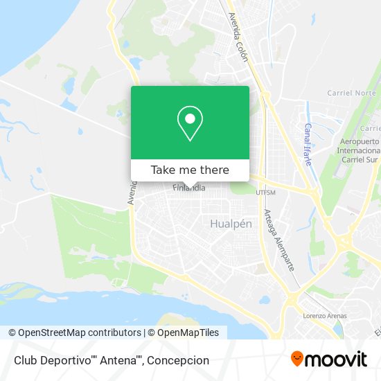 Club Deportivo"" Antena"" map