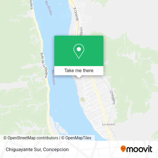 Mapa de Chiguayante Sur