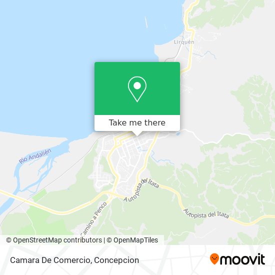 Mapa de Camara De Comercio