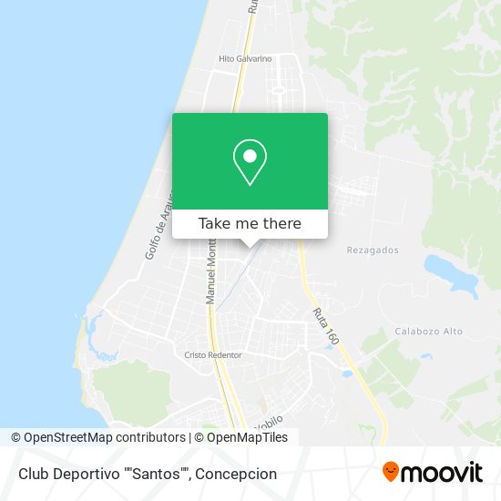 Mapa de Club Deportivo ""Santos""