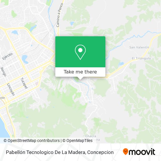Pabellón Tecnologico De La Madera map