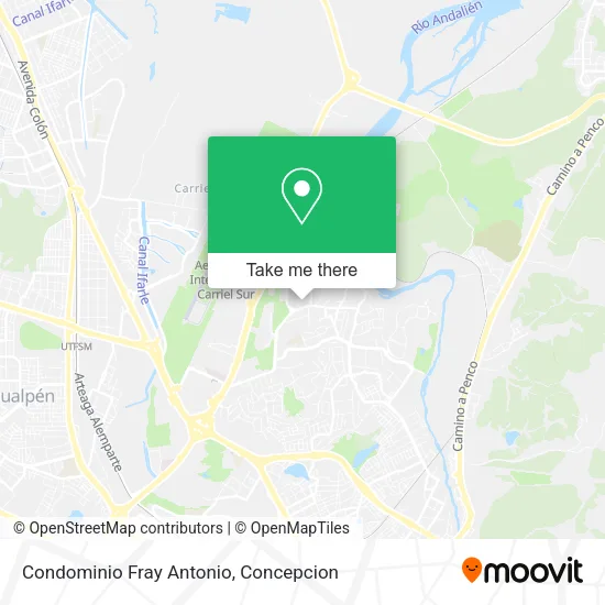 Mapa de Condominio Fray Antonio