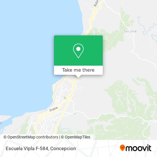 Mapa de Escuela Vipla F-584