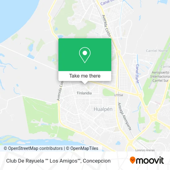 Mapa de Club De Rayuela "" Los Amigos""