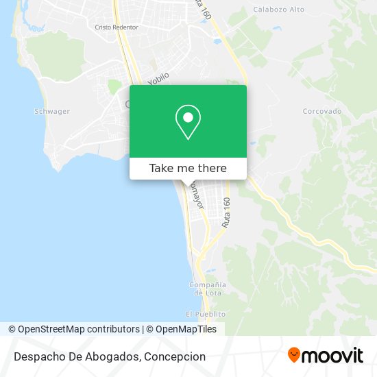 Mapa de Despacho De Abogados