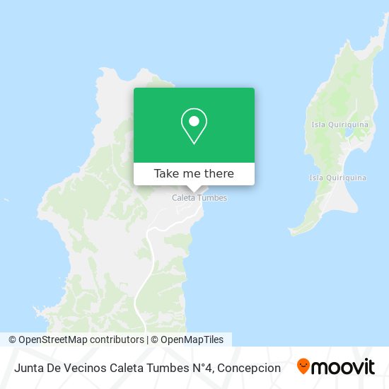 Mapa de Junta De Vecinos Caleta Tumbes N°4