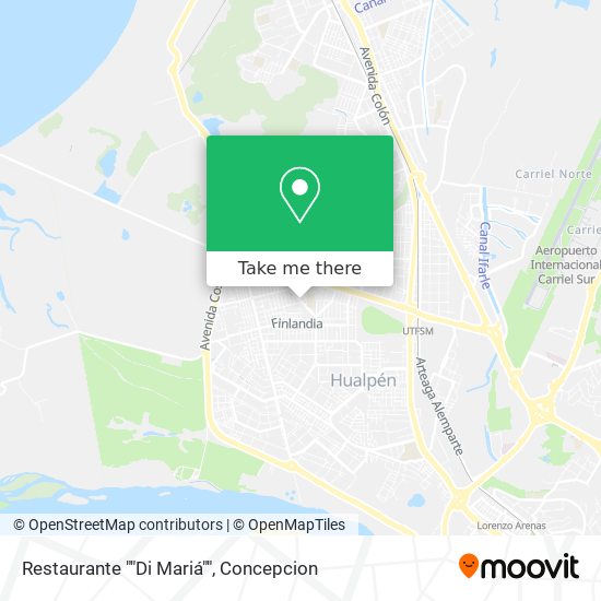 Mapa de Restaurante ""Di Mariá""