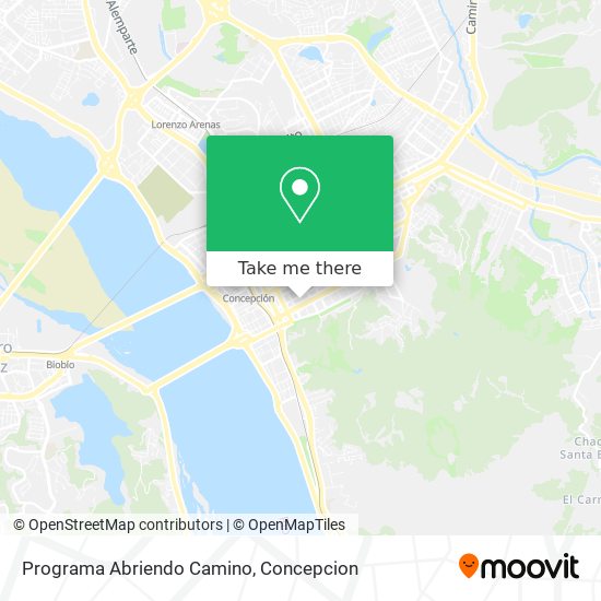 Mapa de Programa Abriendo Camino