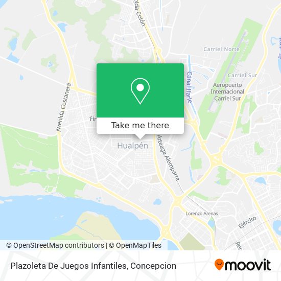 Mapa de Plazoleta De Juegos Infantiles