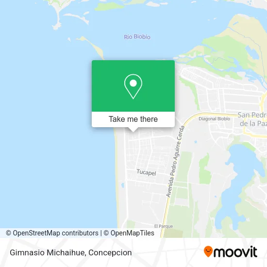 Mapa de Gimnasio Michaihue