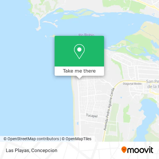 Las Playas map