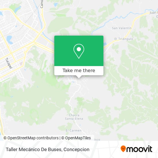 Mapa de Taller Mecánico De Buses