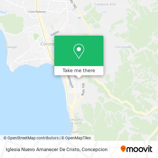 Mapa de Iglesia Nuevo Amanecer De Cristo