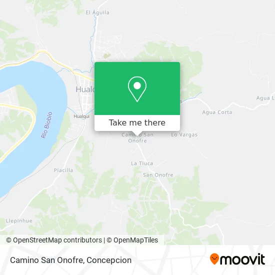 Mapa de Camino San Onofre