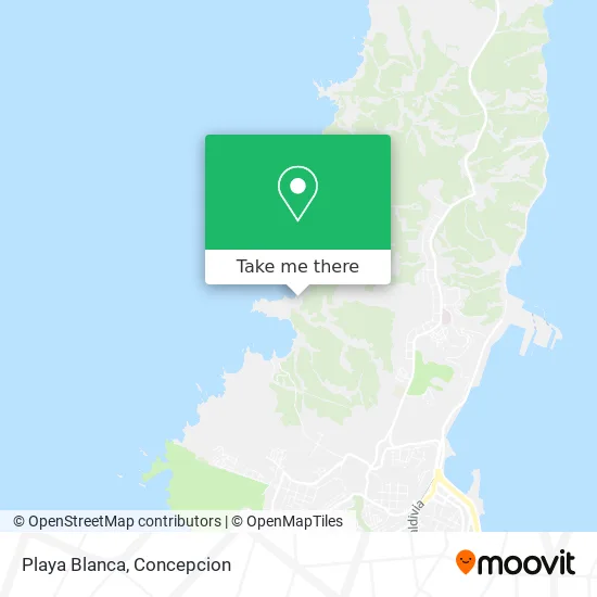 Mapa de Playa Blanca