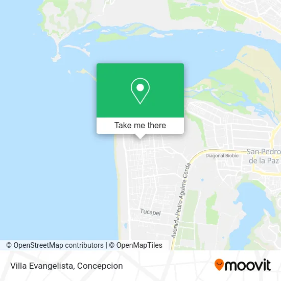 Villa Evangelista map