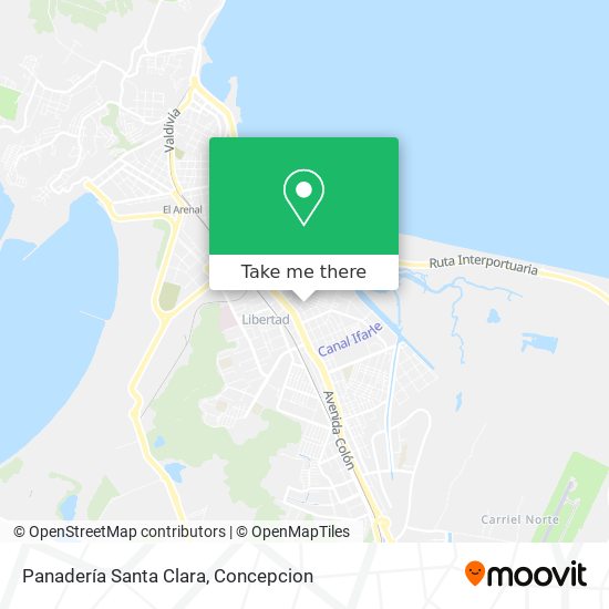 Panadería Santa Clara map