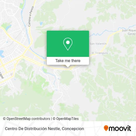 Mapa de Centro De Distribución Nestle