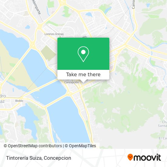 Tintorería Suiza map