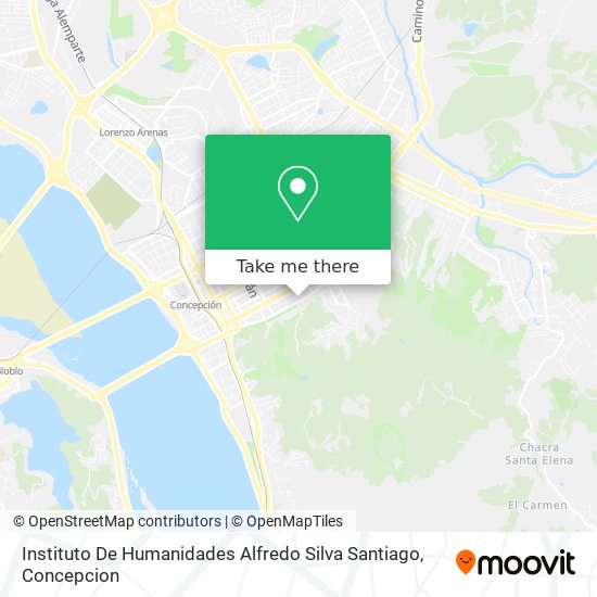 Instituto De Humanidades Alfredo Silva Santiago map