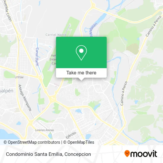 Mapa de Condominio Santa Emilia