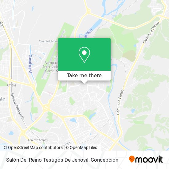 Salón Del Reino Testigos De Jehová map