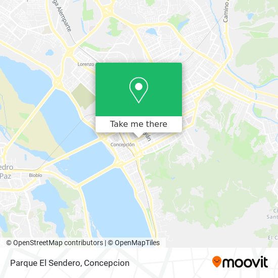 Mapa de Parque El Sendero