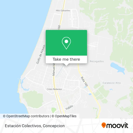 Mapa de Estación Colectivos