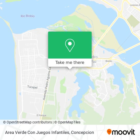 Area Verde Con Juegos Infantiles map