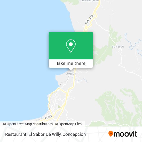 Restaurant: El Sabor De Willy map