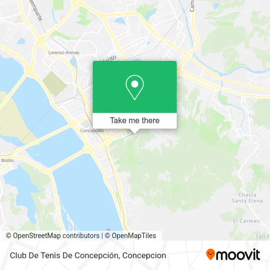 Mapa de Club De Tenis De Concepción
