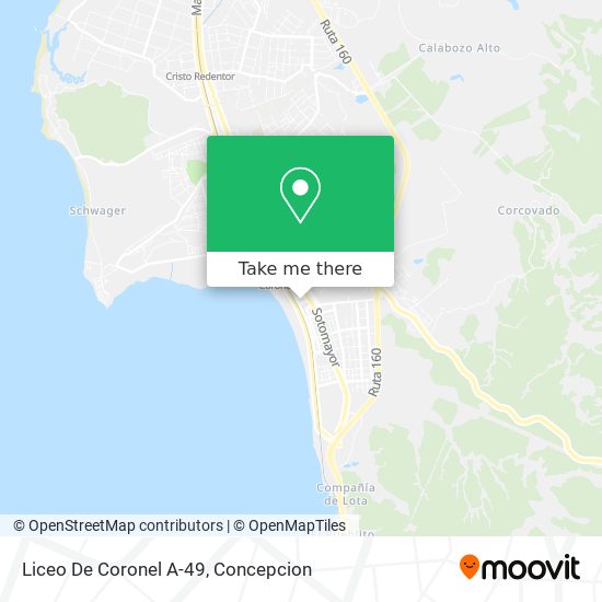 Mapa de Liceo De Coronel A-49