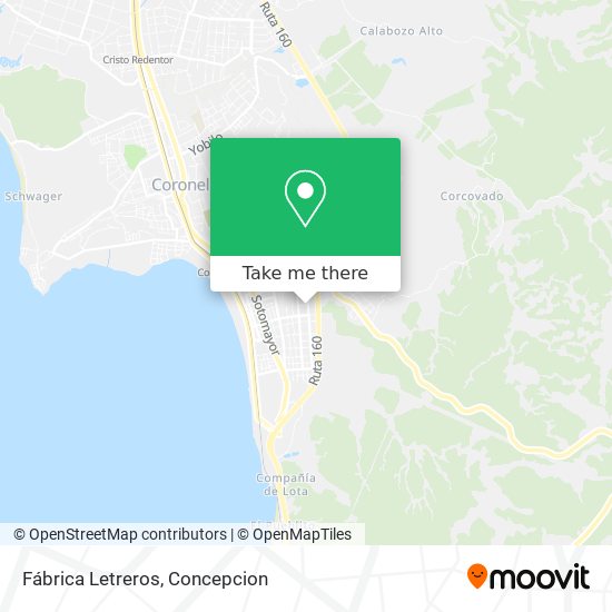 Mapa de Fábrica Letreros